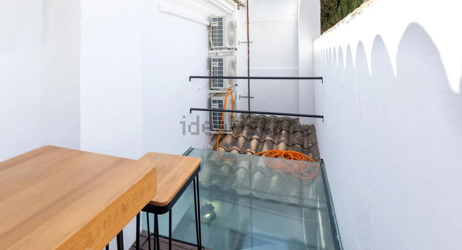 Terraza, detalle